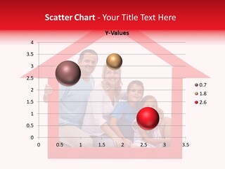 Red Symbol Loan PowerPoint Template