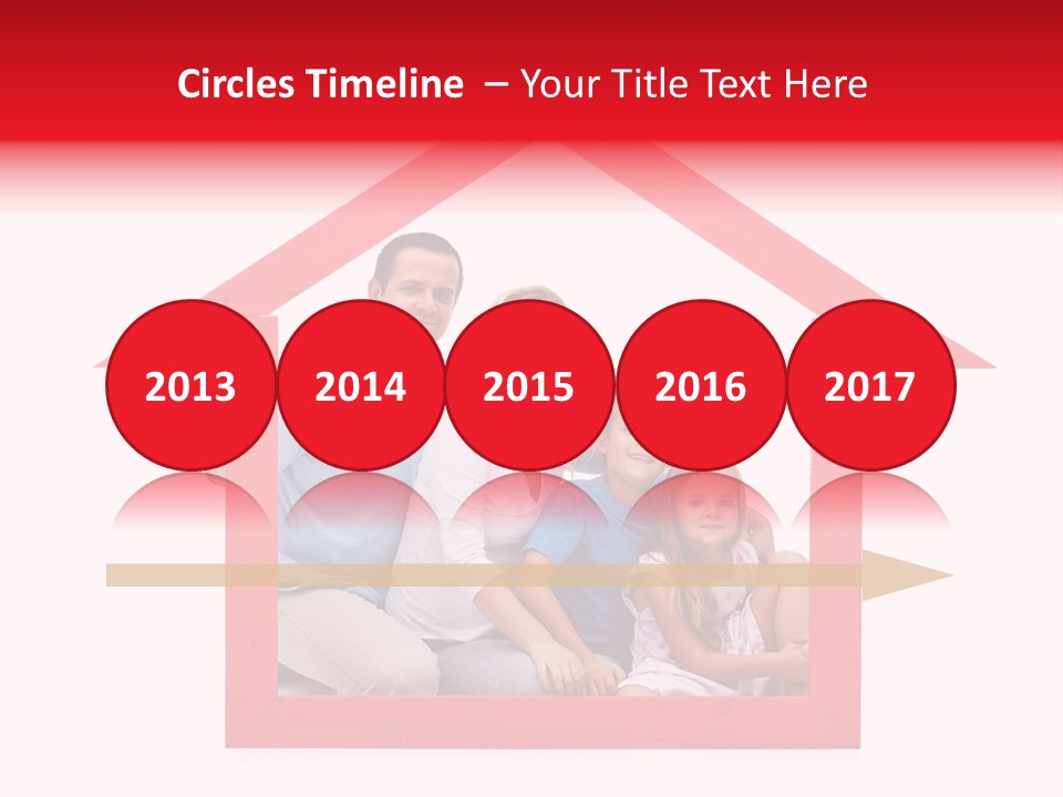 Red Symbol Loan PowerPoint Template