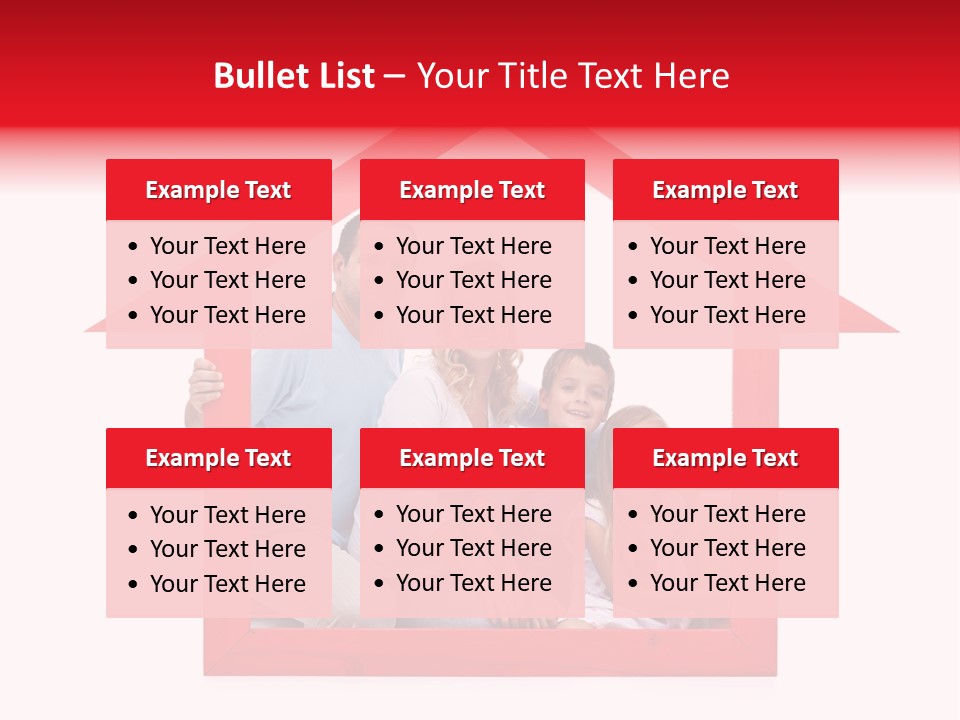 Red Symbol Loan PowerPoint Template