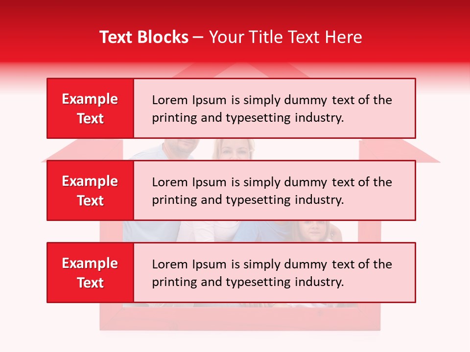 Red Symbol Loan PowerPoint Template