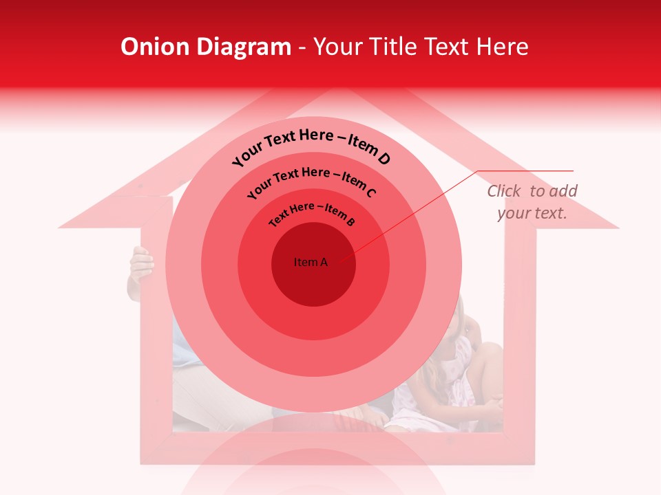 Red Symbol Loan PowerPoint Template