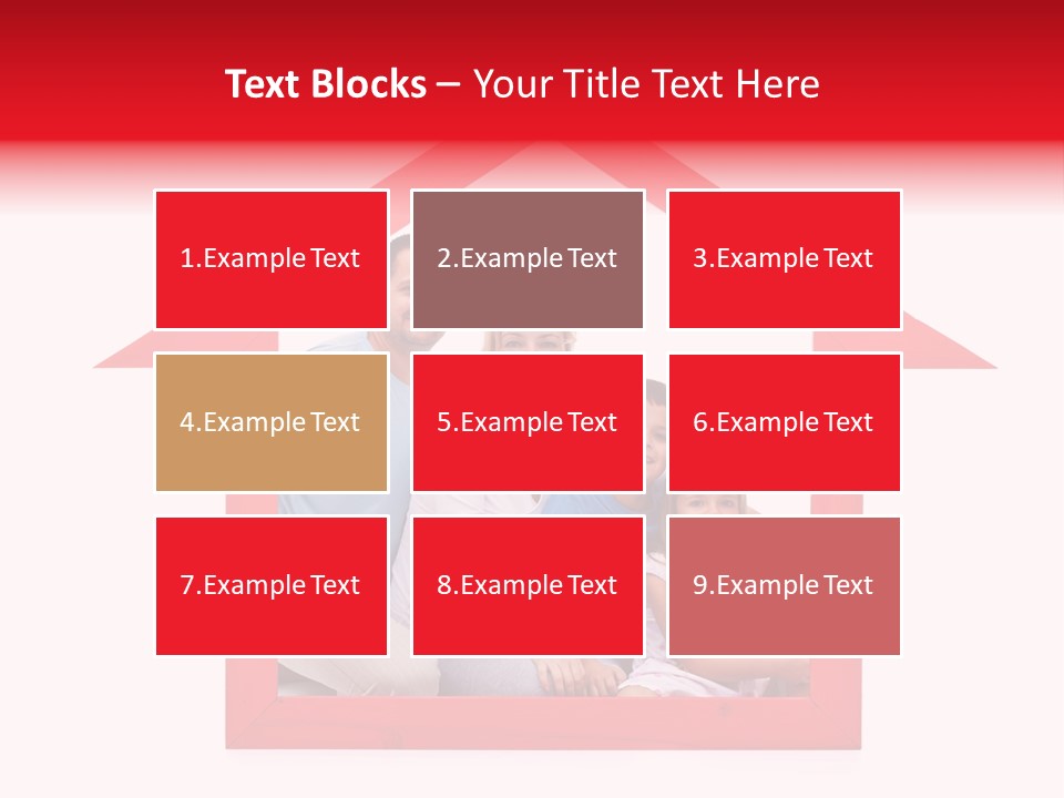 Red Symbol Loan PowerPoint Template