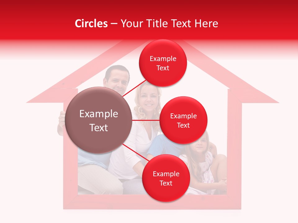 Red Symbol Loan PowerPoint Template