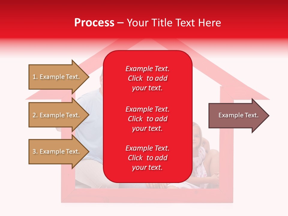 Red Symbol Loan PowerPoint Template