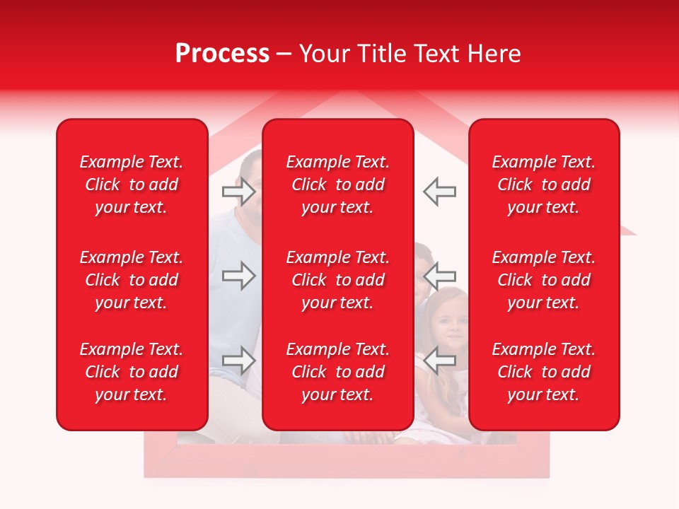 Red Symbol Loan PowerPoint Template