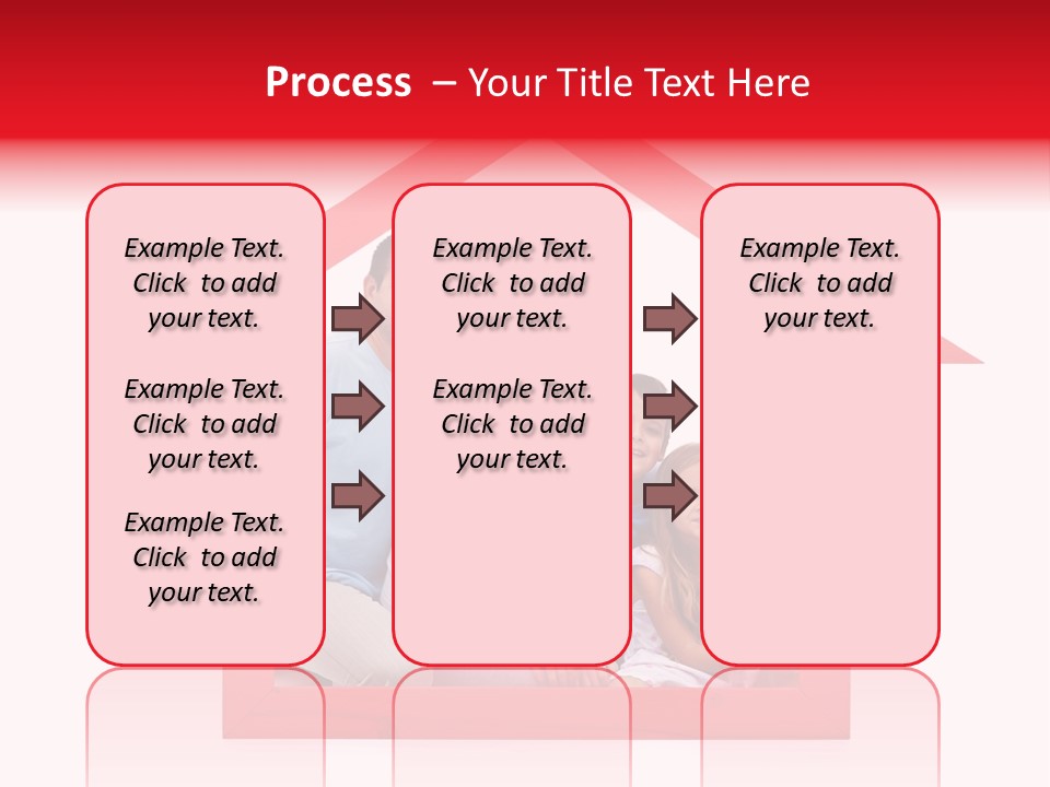 Red Symbol Loan PowerPoint Template