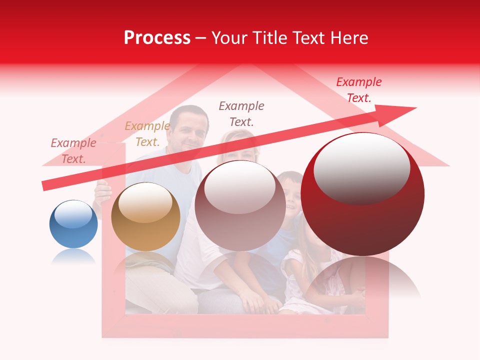 Red Symbol Loan PowerPoint Template