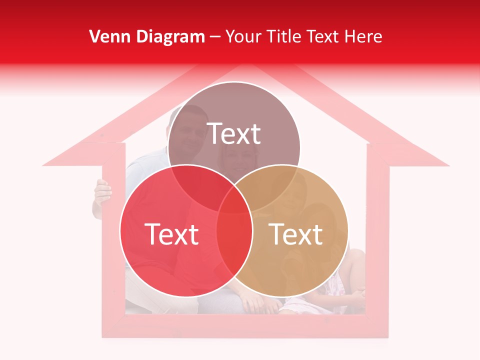 Red Symbol Loan PowerPoint Template