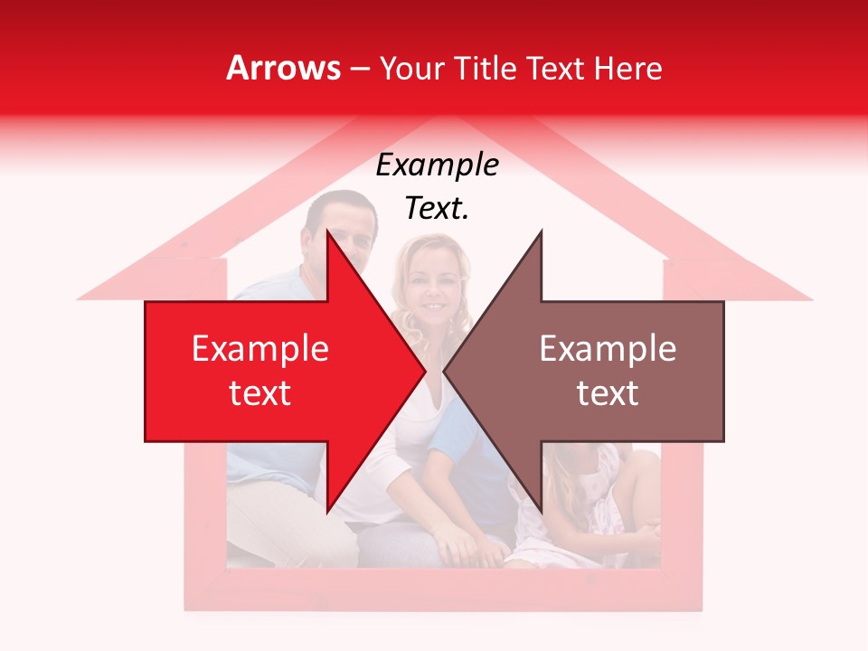 Red Symbol Loan PowerPoint Template