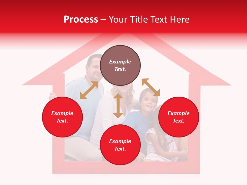 Red Symbol Loan PowerPoint Template
