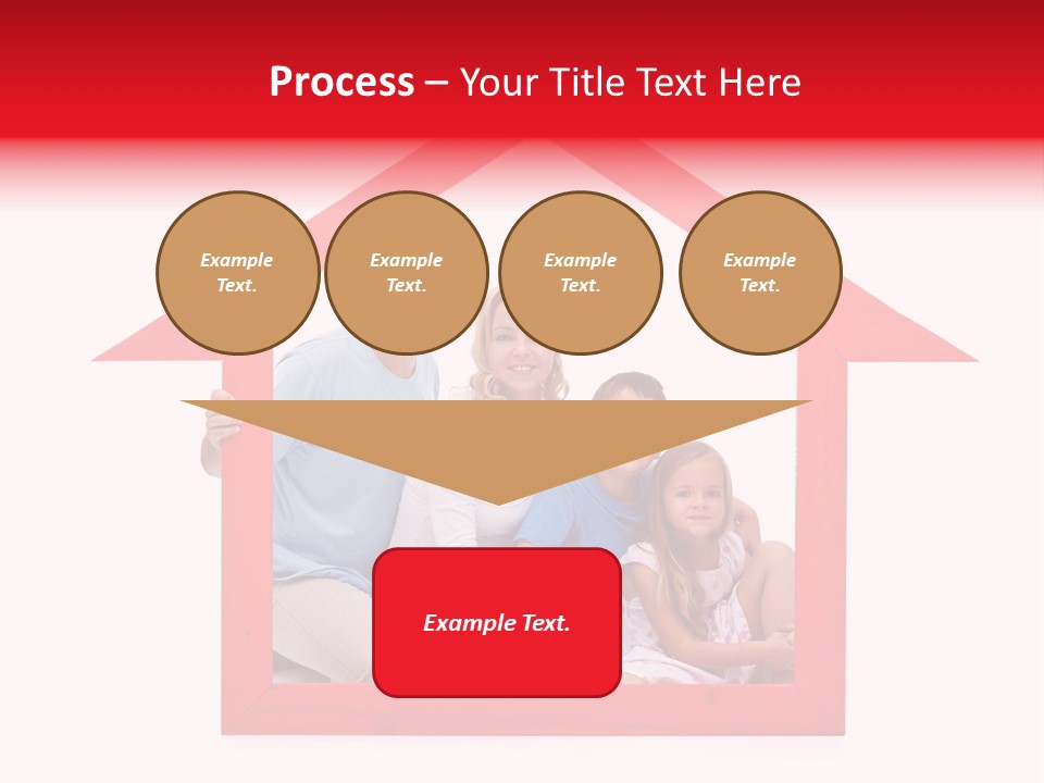 Red Symbol Loan PowerPoint Template