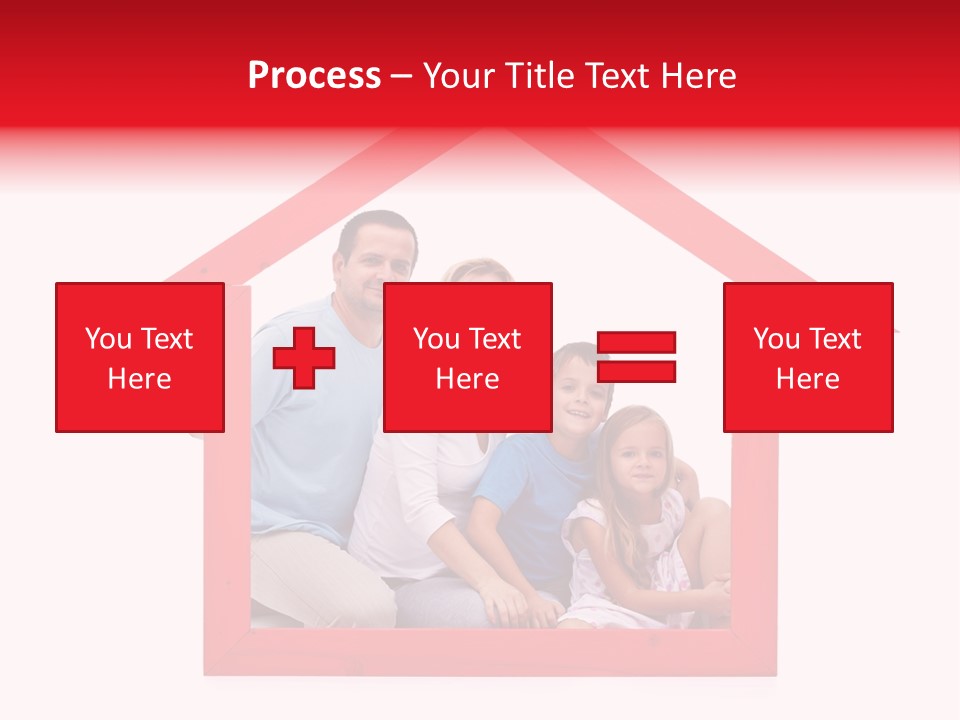 Red Symbol Loan PowerPoint Template