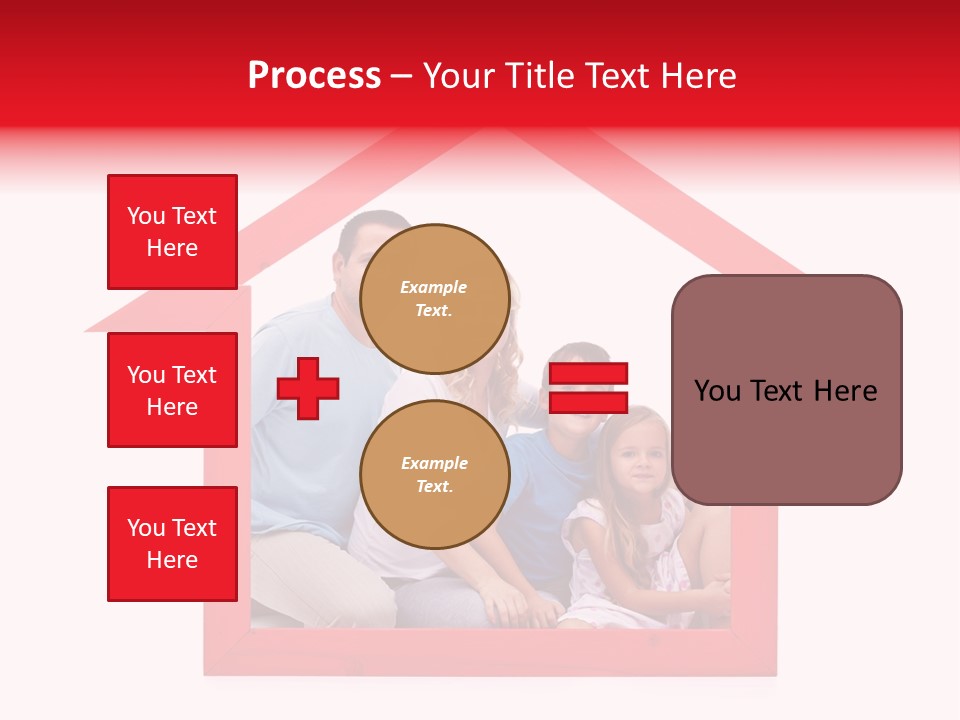 Red Symbol Loan PowerPoint Template