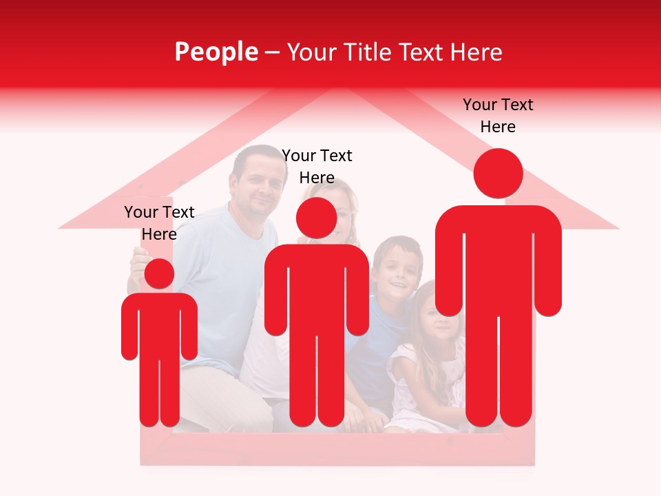 Red Symbol Loan PowerPoint Template