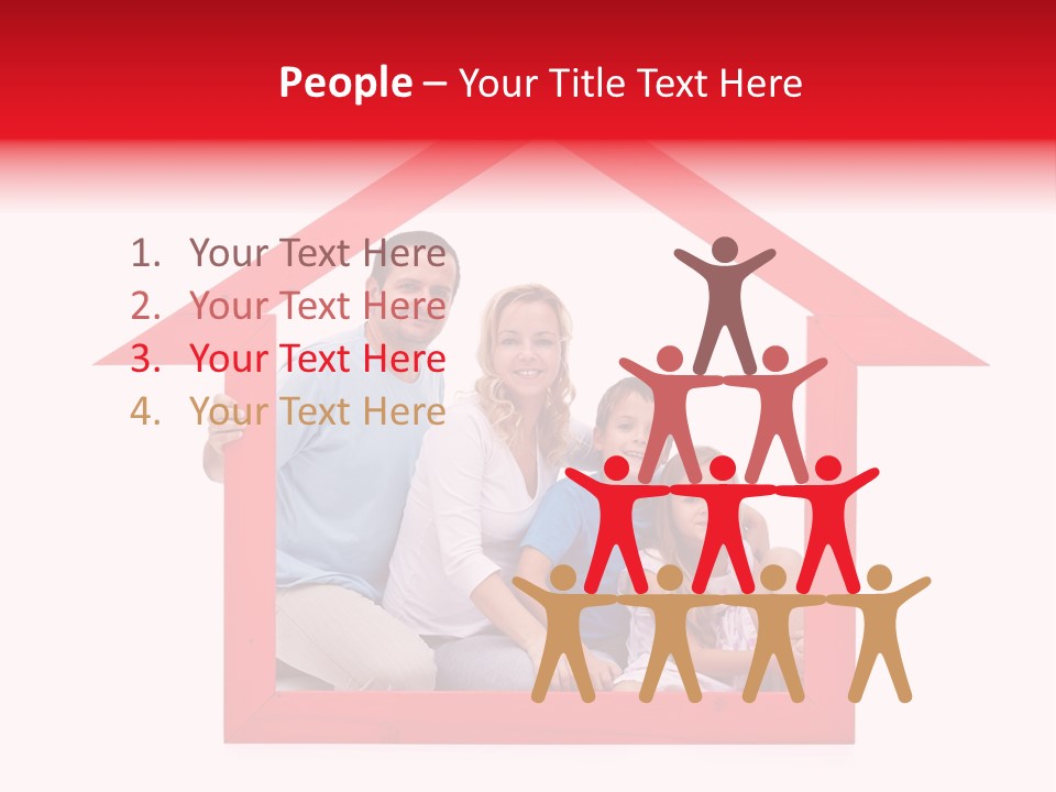 Red Symbol Loan PowerPoint Template
