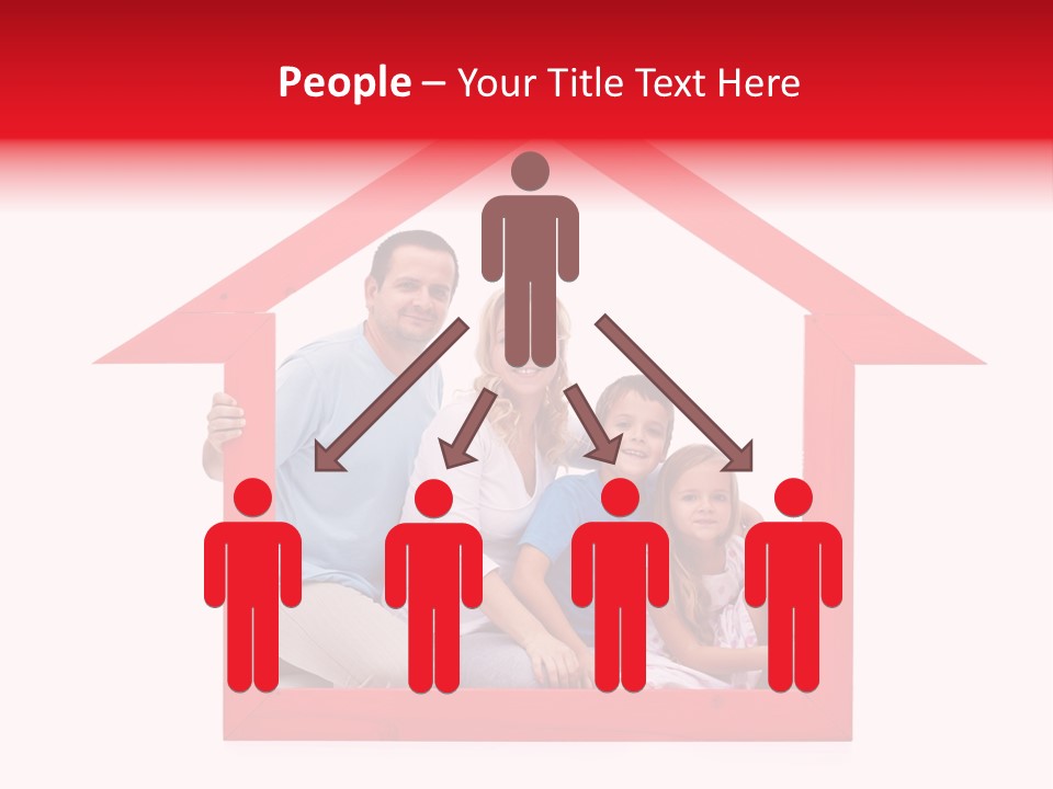 Red Symbol Loan PowerPoint Template