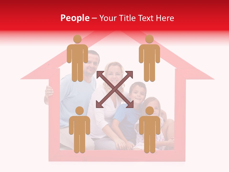 Red Symbol Loan PowerPoint Template