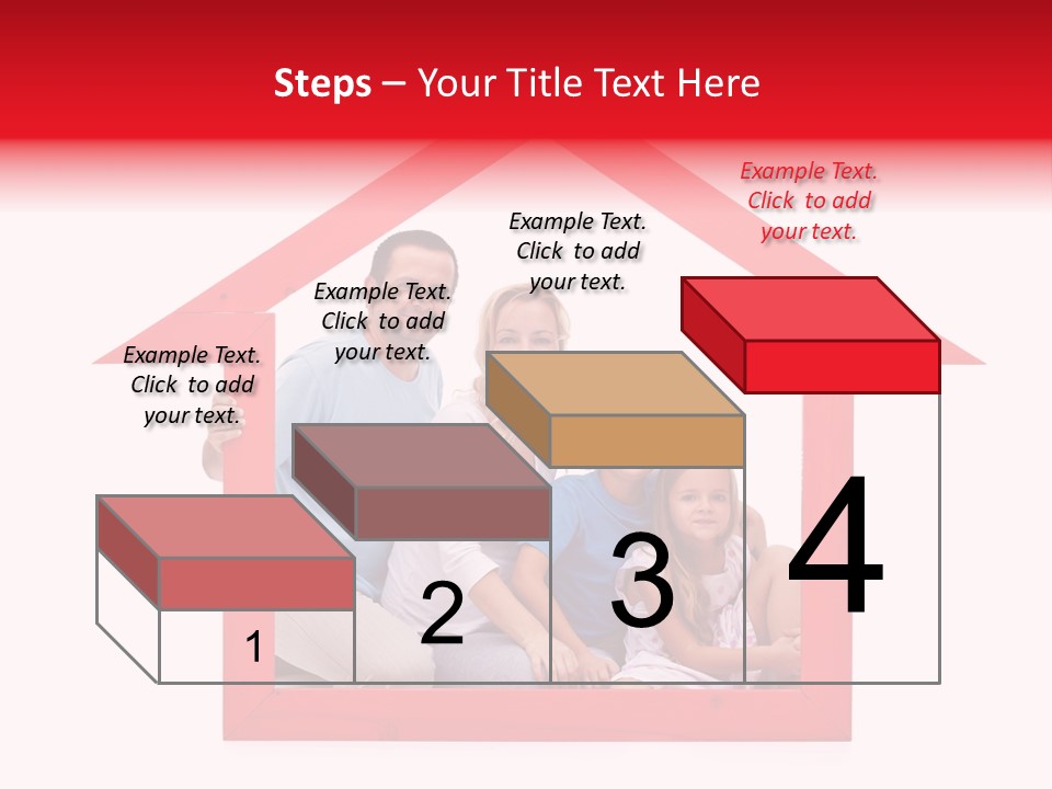 Red Symbol Loan PowerPoint Template