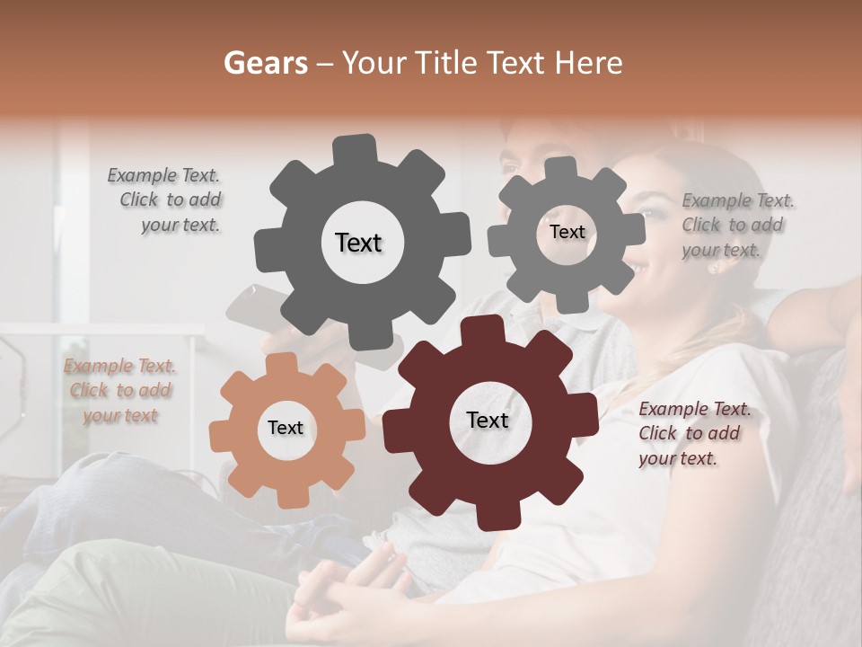 Boyfriend Togetherness Male PowerPoint Template