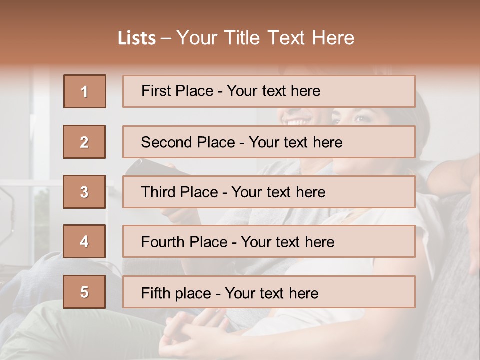 Boyfriend Togetherness Male PowerPoint Template