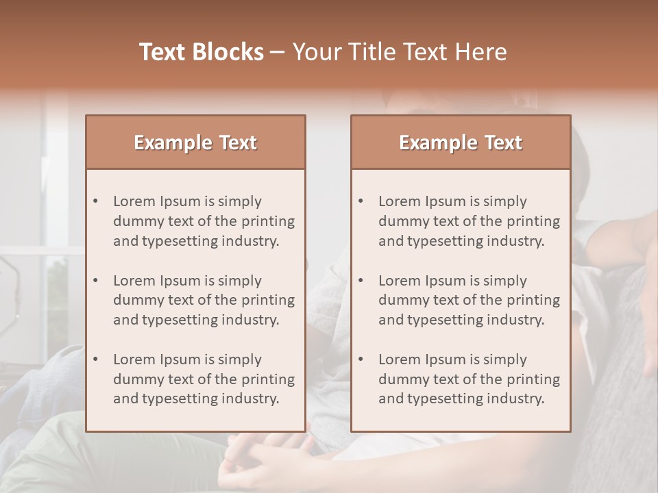 Boyfriend Togetherness Male PowerPoint Template