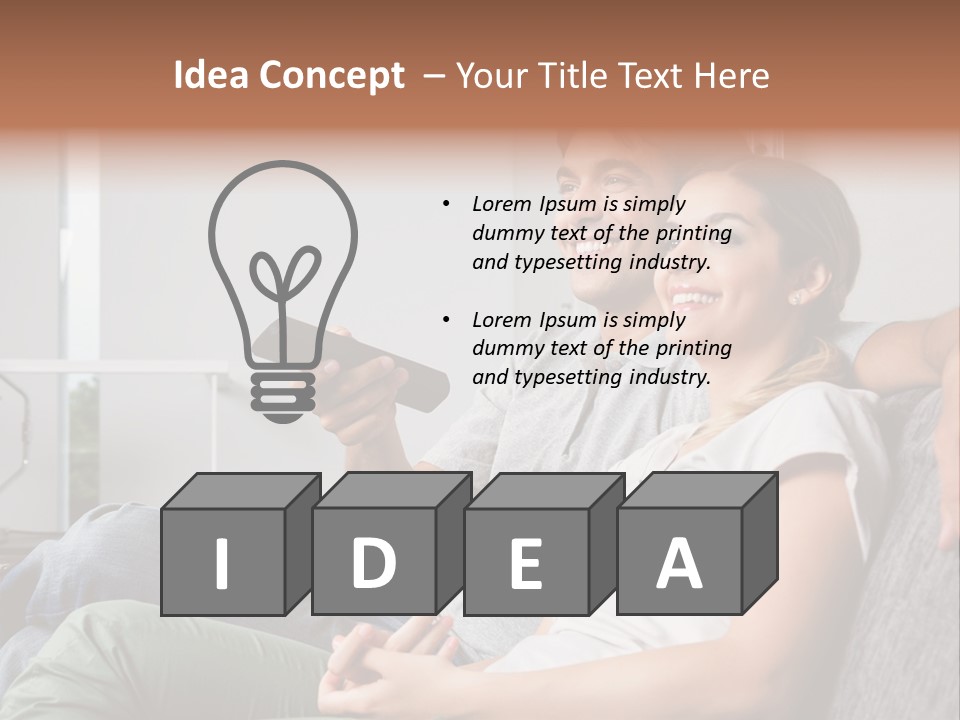 Boyfriend Togetherness Male PowerPoint Template