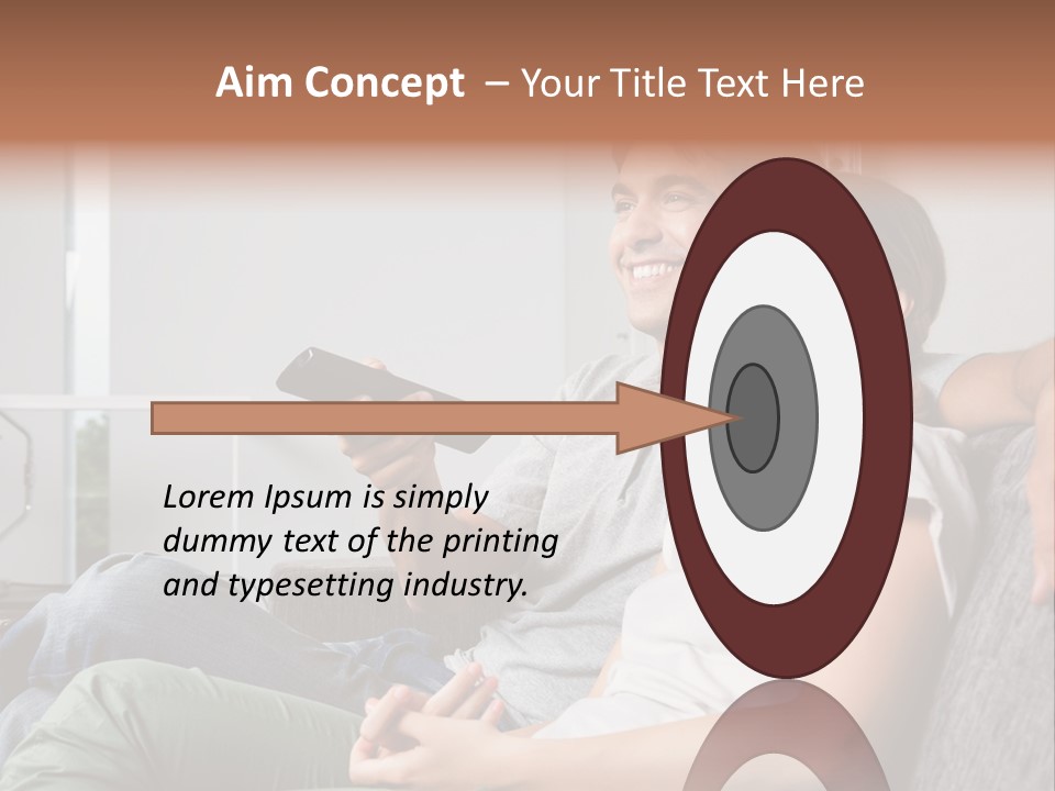 Boyfriend Togetherness Male PowerPoint Template