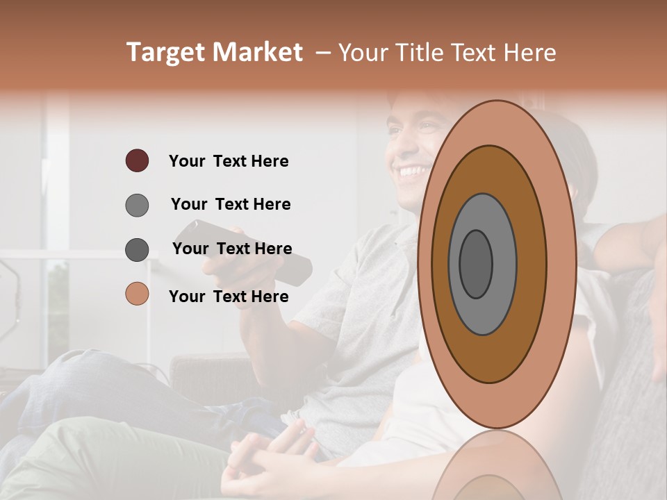 Boyfriend Togetherness Male PowerPoint Template