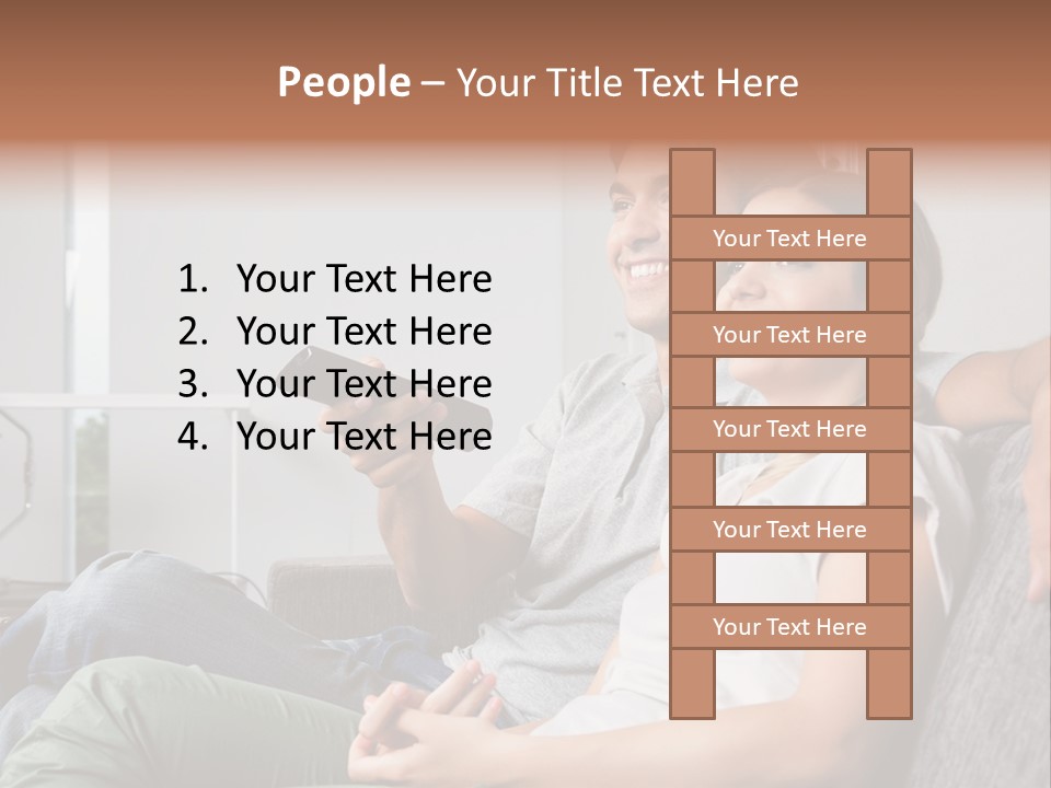 Boyfriend Togetherness Male PowerPoint Template