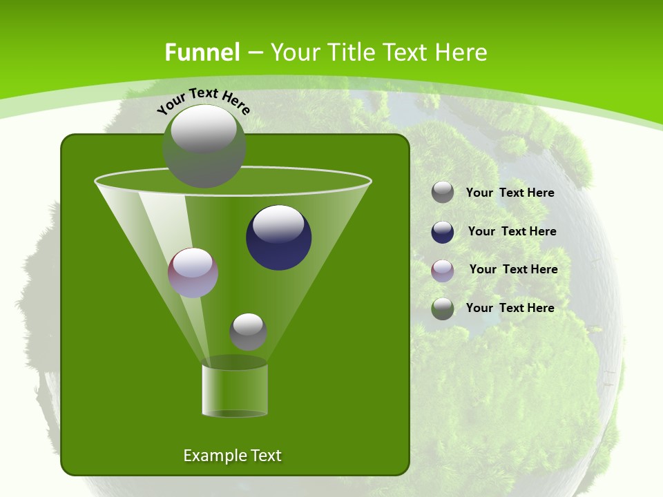 Map Nature Bush PowerPoint Template
