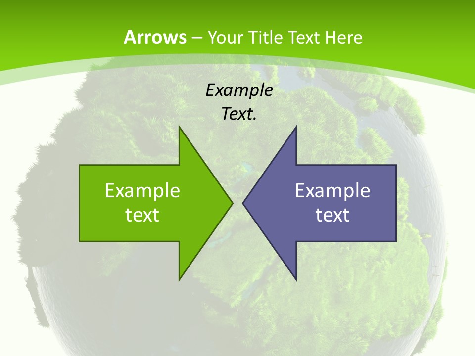 Map Nature Bush PowerPoint Template