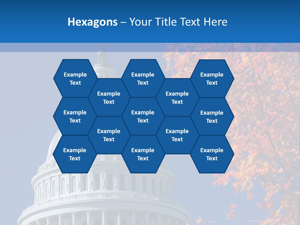 Sky Legislative Power PowerPoint Template