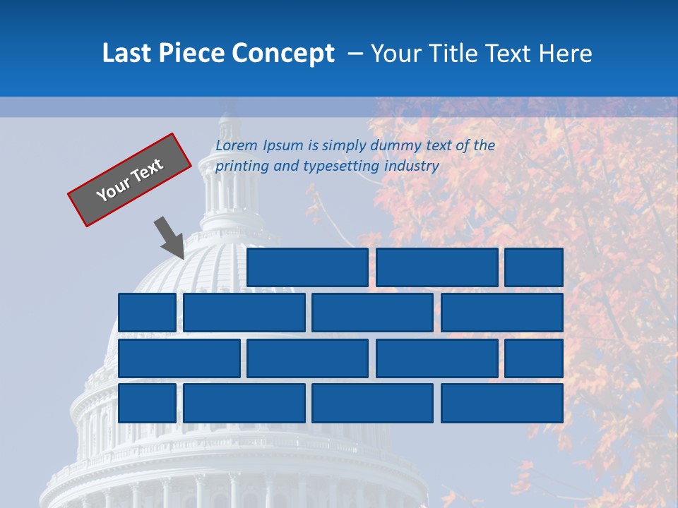 Sky Legislative Power PowerPoint Template