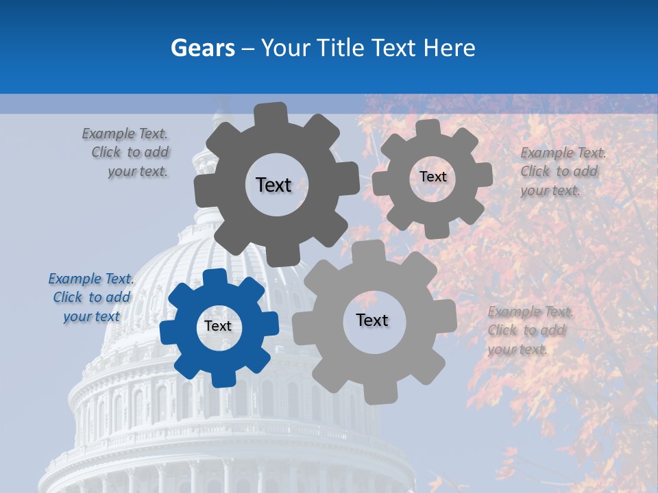 Sky Legislative Power PowerPoint Template