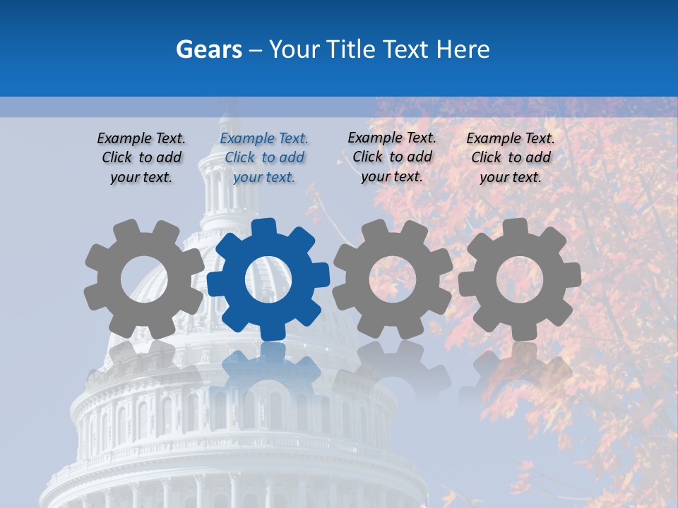 Sky Legislative Power PowerPoint Template