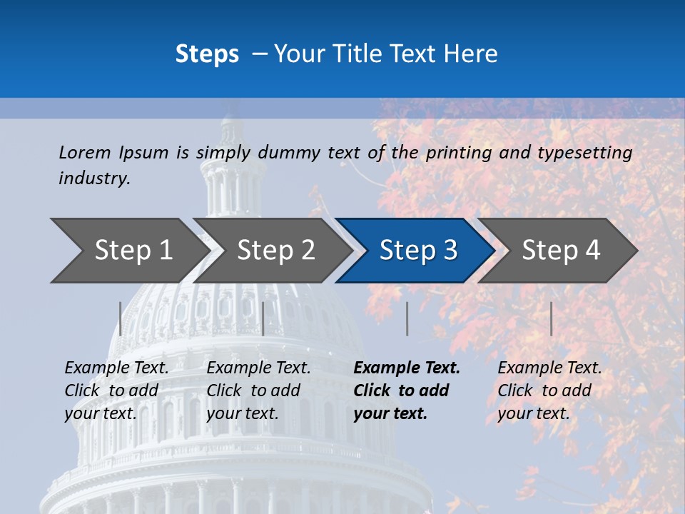 Sky Legislative Power PowerPoint Template