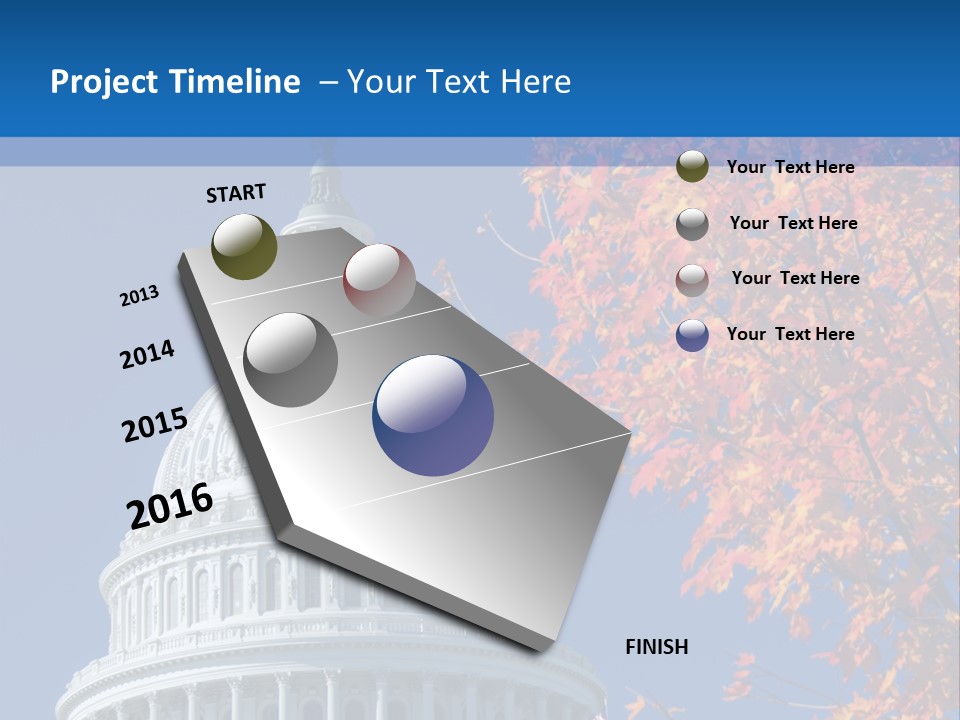 Sky Legislative Power PowerPoint Template