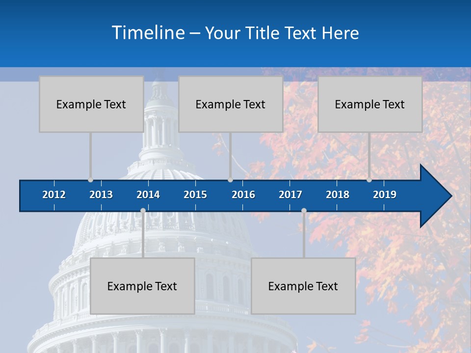 Sky Legislative Power PowerPoint Template
