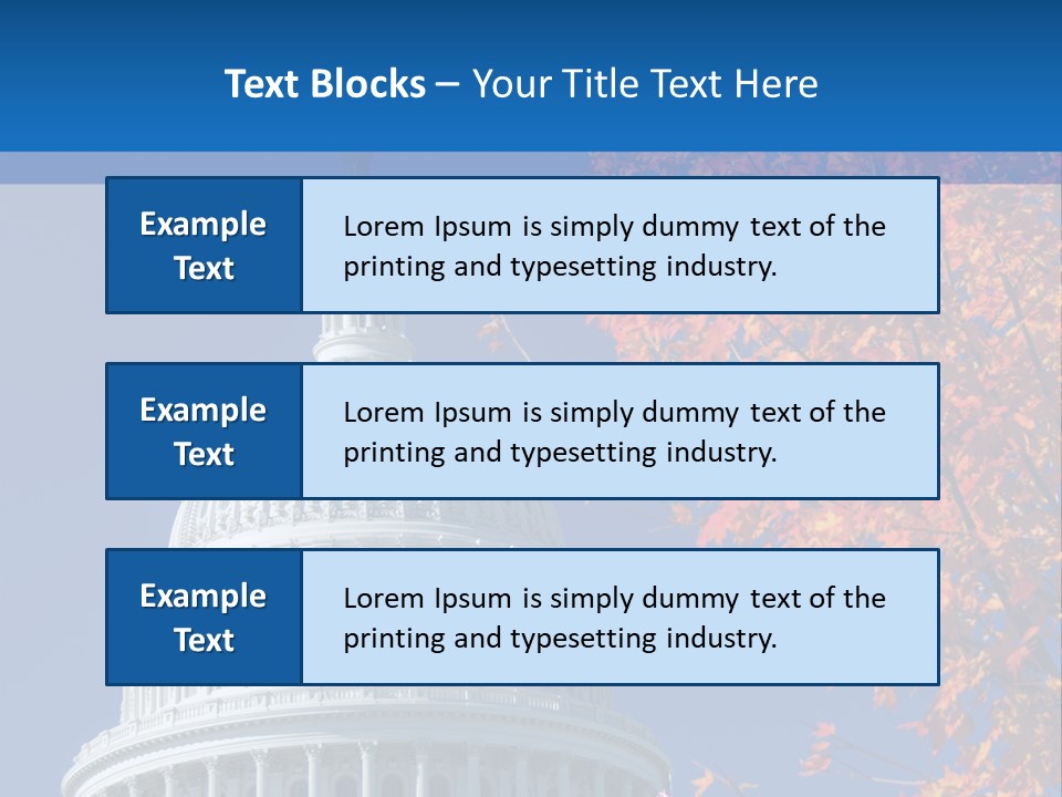 Sky Legislative Power PowerPoint Template