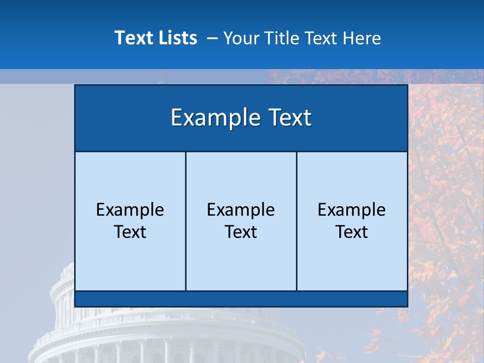 Sky Legislative Power PowerPoint Template