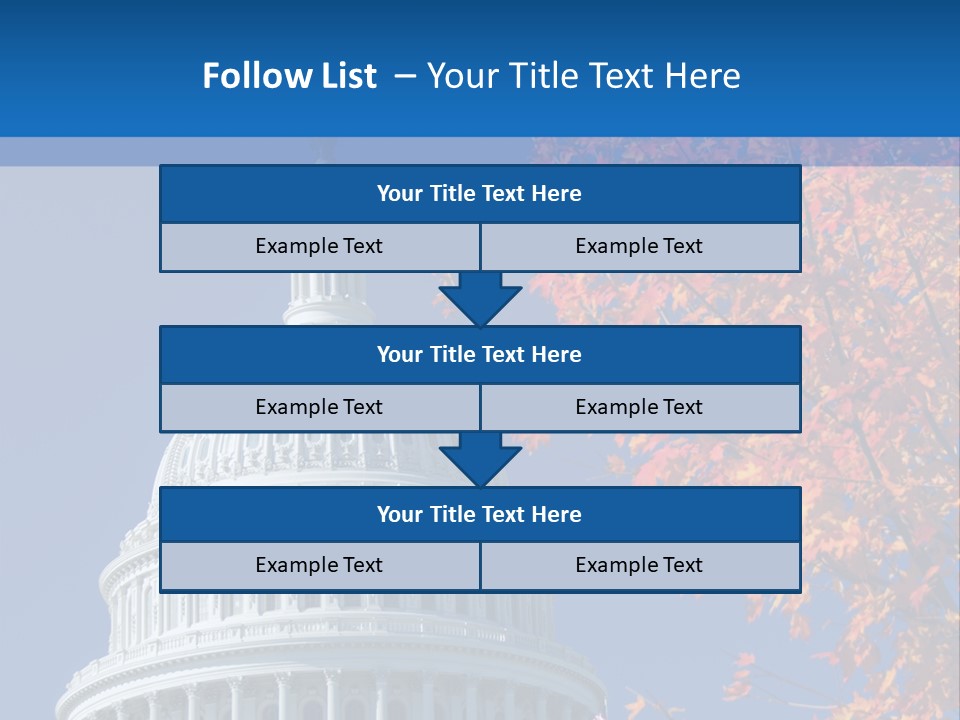 Sky Legislative Power PowerPoint Template