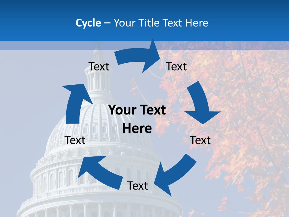 Sky Legislative Power PowerPoint Template