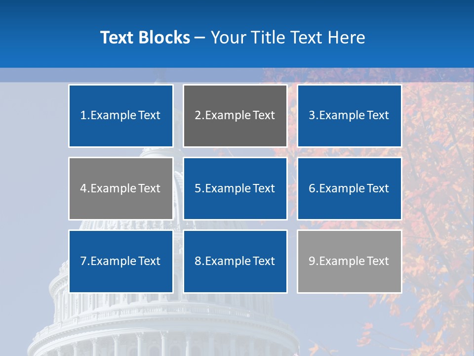 Sky Legislative Power PowerPoint Template