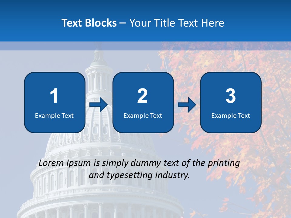 Sky Legislative Power PowerPoint Template