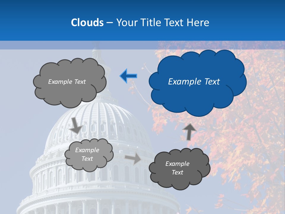 Sky Legislative Power PowerPoint Template