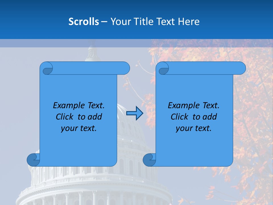 Sky Legislative Power PowerPoint Template