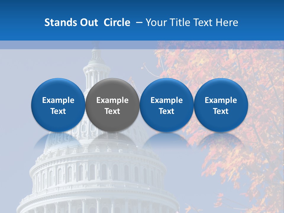 Sky Legislative Power PowerPoint Template