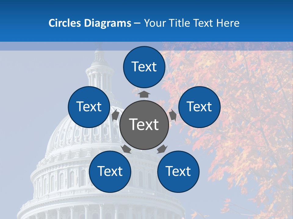Sky Legislative Power PowerPoint Template