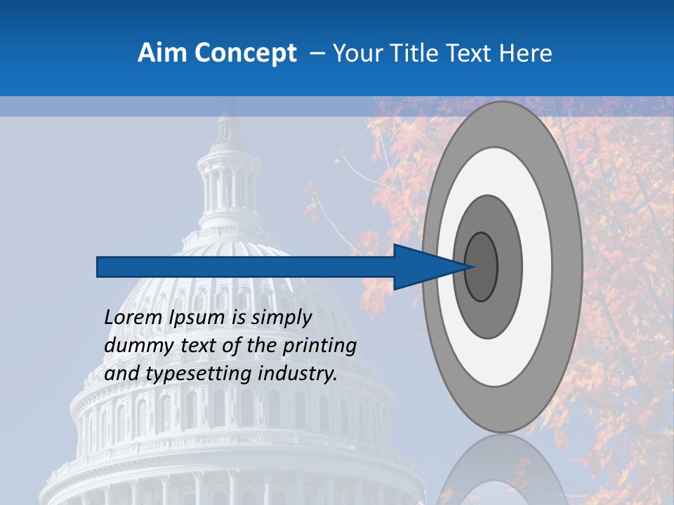 Sky Legislative Power PowerPoint Template