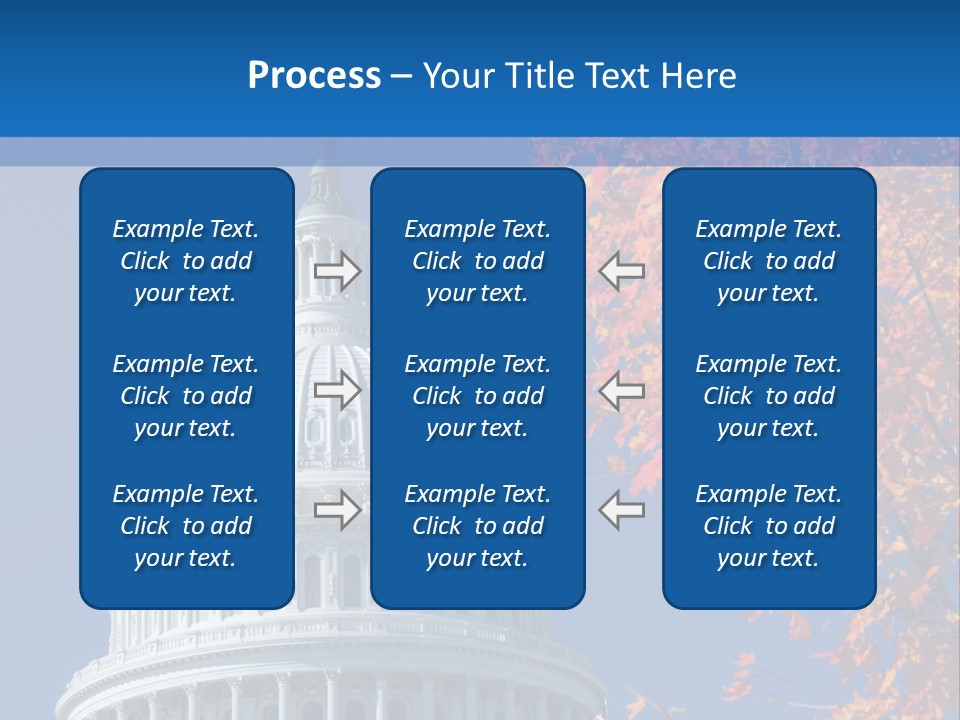 Sky Legislative Power PowerPoint Template